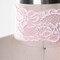 Light Pink Wide Stretch Floral Elastic Lace Trim 2.5 Inch Wide Soft Stretch Lace 2 Yards